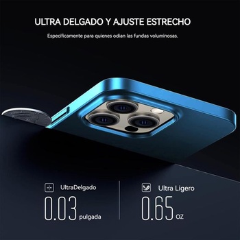 Ultratenký kryt FAOMSEBS pre iPhone 15 Pro [Ultratenký, ako by žiadny kryt nebol] [Matný dotykový