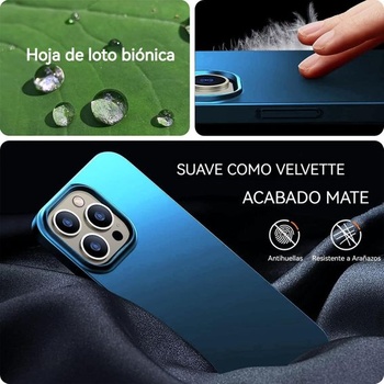 Ultratenký kryt FAOMSEBS pre iPhone 15 Pro [Ultratenký, ako by žiadny kryt nebol] [Matný dotykový