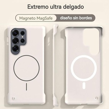 Bezrámový kryt FAOMSEBS pre Samsung S26 Ultra s MagSafe (pocit holého kovu) [vstavaný silný