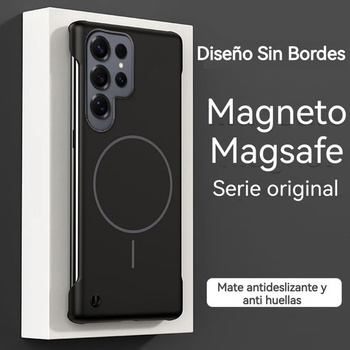 Bezrámový kryt FAOMSEBS pre Samsung S26 Ultra s MagSafe (pocit holého kovu) [vstavaný silný