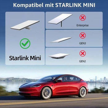 Držiak do auta Starlink Mini, držiak do auta Starlink Mini X na okno pre obytné vozidlá (biely)