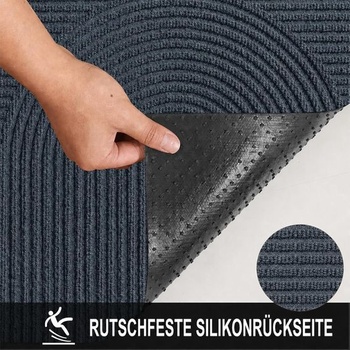 Rohožka 43x76 cm do interiéru aj exteriéru - Protišmyková rohožka zachytávajúca nečistoty - Prateľná