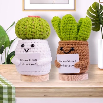 Mwmoeen Pocket Hug Pozitívne slnečnice, Vtipné pozitívne motivačné darčeky so zemiakmi pre