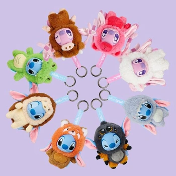 Disney YuYus Stitch a andělská vlna 2 – Plyšové vinylové přívěsky ve formátu zaslepovací krabičky,