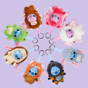 Disney YuYus Stitch a anjelská vlna 2 – Plyšové vinylové prívesky vo formáte zaslepovacej krabičky,