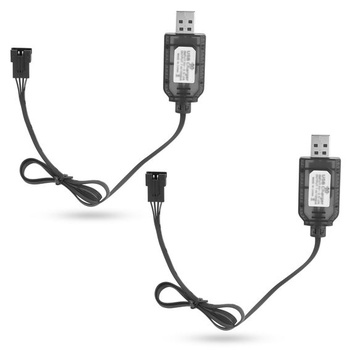 2 PCS SM-4P USB nabíjacie káble pre RC auto/lode Gel Blaster