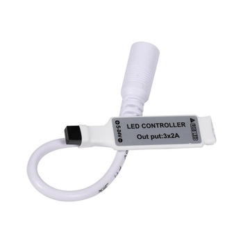 Infračervené diaľkové ovládanie RGB LED, ovládanie jasu/farební, mini veľkosť pre páskové svetelné