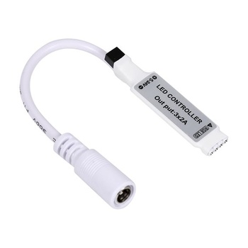 Infračervené dálkové ovládání RGB LED, ovládání jasu/barev, mini velikost pro páskové světelné