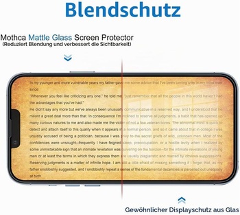 Ochranné tvrdené sklo Mothca Matte pre iPhone 13 Pro Max/14 Plus, balenie po 2 ks - 6,7 palca