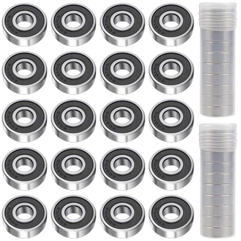 20 ks guličkových ložísk 12x28x8 mm, ložisko 6001 2RS Dvojito chránené guličkové ložiská s