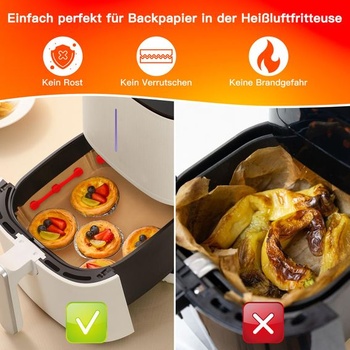 Magnety do fritézy na pečicí papír, silikonové magnety na pečicí papír do fritézy, červené