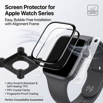 5 ochranných fólií pre Apple Watch Series 11/10 46 mm
