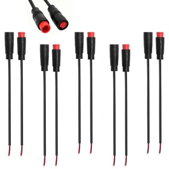5 ks vodotesných 2pinových konektorov IP65, 20cm 2pinový…