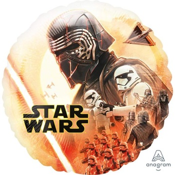 Amscan 4034601 - Fóliový balónek Star Wars, velikost cca 45 cm, kulatý balónek, hélium, Skywalker,