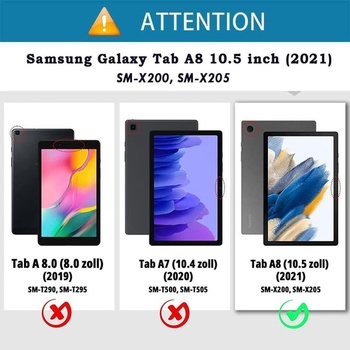 Puzdro CASAFUNY pre Samsung Galaxy Tab A8 10,5 palca 2022/2021 (SM-X205/SM-X200/SM-X207) Ochranné