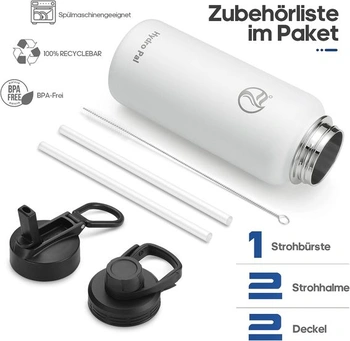 Nerezová láhev na pití na pití HydroPal 1l