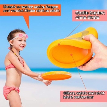 Lietajúce disky EQLEF, mäkký lietajúci disk pre deti, športová hračka, pre škôlku, park, športová