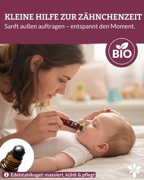 Heldengrün® Bio klinček Roll-on [100% prírodný] - Teplý a korenený roll-on na čeľusť, krk a spánky