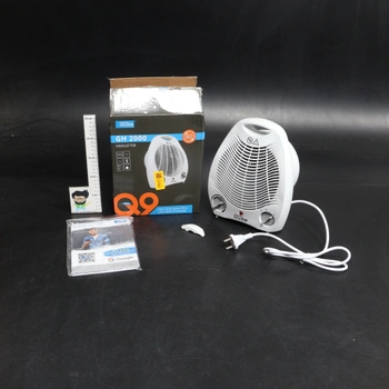 Vykurovací ventilátor Güde biely 2 stupne 85175