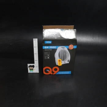 Vykurovací ventilátor Güde biely 2 stupne 85175