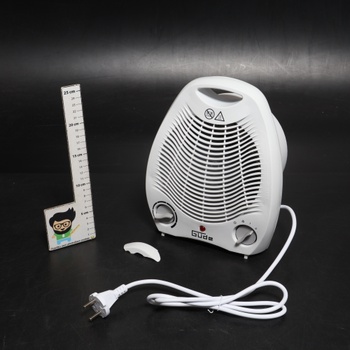 Vykurovací ventilátor Güde biely 2 stupne 85175