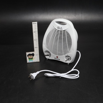 Vykurovací ventilátor Güde biely 2 stupne 85175