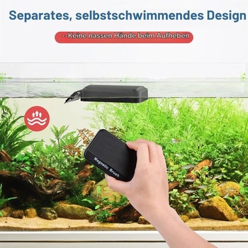 Čistič akváriového skla Hygger, magnetický odstraňovač rias, čistič skla pre akvária, magnetický