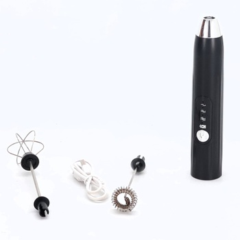 Elektrický napěňovač mléka, USB dobíjecí elektrický napěňovač mléka, elektrický šlehač 3