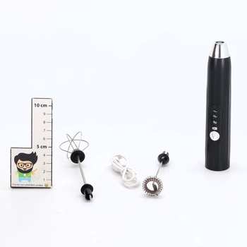 Elektrický napěňovač mléka, USB dobíjecí elektrický napěňovač mléka, elektrický šlehač 3