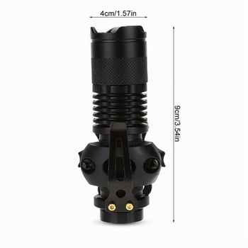 Dobíjacia LED čelovka na helmu Wakects s ​​klipom a 4 režimy pre kempovanie, jaskyne a outdoorové
