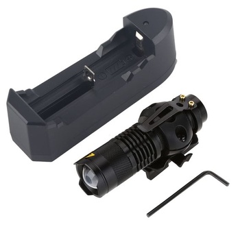 Dobíjacia LED čelovka na helmu Wakects s ​​klipom a 4 režimy pre kempovanie, jaskyne a outdoorové