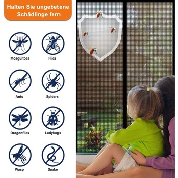 Sieť proti hmyzu Diker magnetická 200x75
