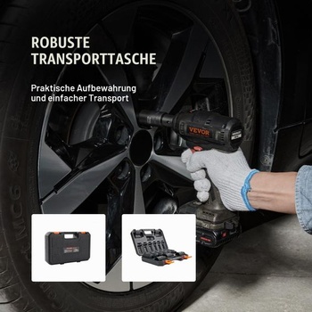 Súprava nástrčných kľúčov VEVOR 1/2 palca, legovaná oceľ CR-V, 9dielna sada nástrčných kľúčov, hĺbka