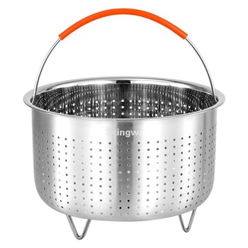 Naparovací kôš pre Instant Pot, nerezový naparovací kôš na zeleninu (3 l)