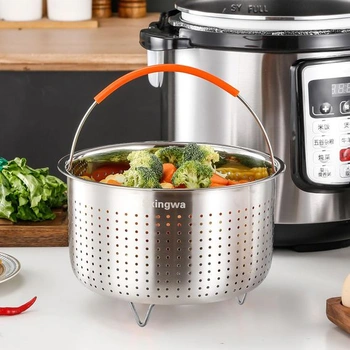 Napařovací koš pro Instant Pot, nerezový napařovací koš na zeleninu (3 l)