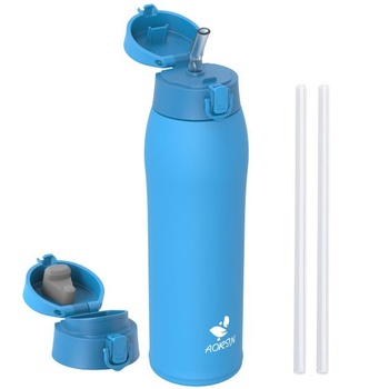 Termoska na vodu AORIN z nerezovej ocele s izoláciou 500/750/950ml 950ml Blue Atoll