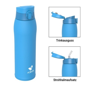 Termoska na vodu AORIN z nerezovej ocele s izoláciou 500/750/950ml 950ml Blue Atoll