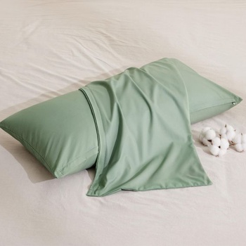 Obliečka na vankúš BEDSURE 40x60 cm, 2 kusy - 100% bavlna, obliečka na vankúš, trávovo zelená 04 -
