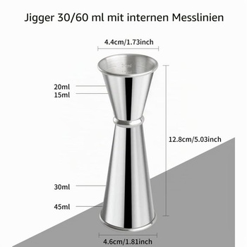 Bostonský šejker 750ml 600ml, Anfly koktailový šejker s vnútornými odmerkami, Sada plechových fliaš z