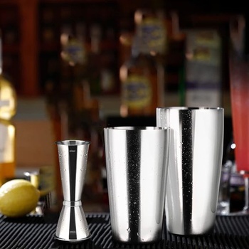 Bostonský šejker 750ml 600ml, Anfly koktailový šejker s vnútornými odmerkami, Sada plechových fliaš z