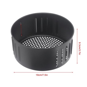 Náhradní košík do fritézy o objemu 2,6 l, univerzální košík do fritézy s nepřilnavým povrchem a
