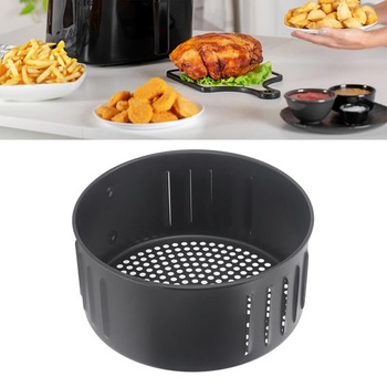 Náhradní košík do fritézy o objemu 2,6 l, univerzální košík do fritézy s nepřilnavým povrchem a