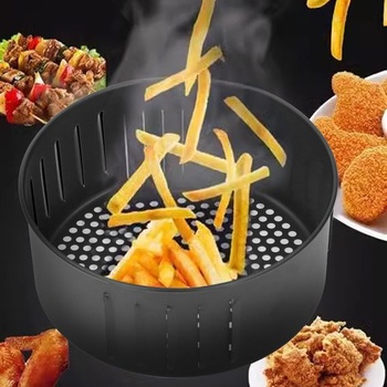 Náhradní košík do fritézy o objemu 2,6 l, univerzální košík do fritézy s nepřilnavým povrchem a