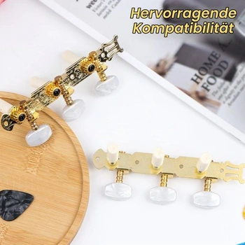 Ladicí kolíčky pro kytaru (3L + 3R) Vysoce kvalitní kovové ladící mechaniky pro akustické a