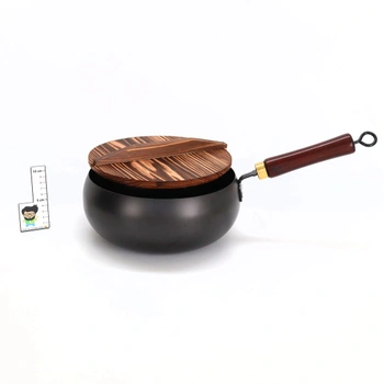Pánev s dřevěnou pokličkou 24,5 cm
