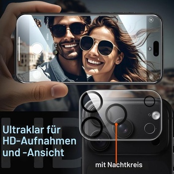 Ochranný kryt displeja a fotoaparátu JETech pre iPhone 18 Pro Max, balenie 2+2 kusov