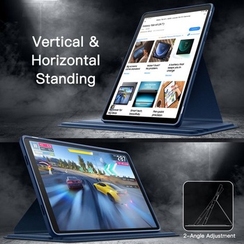 Otočné pouzdro JETech pro Samsung Galaxy Tab A11 Plus, tmavě modré