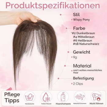 Príčesok Rich Choices tmavo hnedý