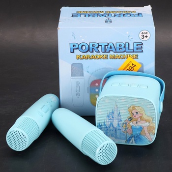 Braxel Karaoke automat s 2 Bluetooth mikrofónmi pre deti, vianočný darček pre dievčatá 3-12 rokov,