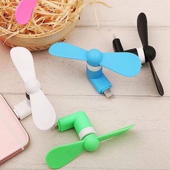 Mini ventilátor na mobilný telefón Rakiuty, prenosný rotačný chladič, prenosný mini USB ventilátor